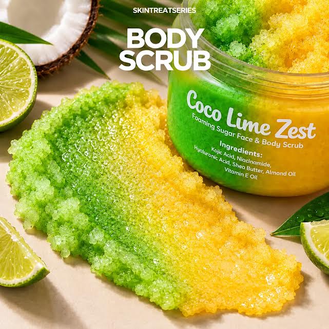 Coco Lime Zest Sugar Scrub | Asian Glow