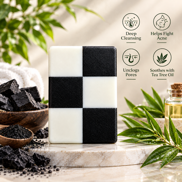 Charcoal & Tea Tree Soap | Asian Glow