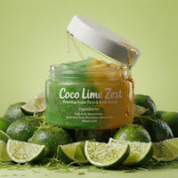 Coco Lime Zest Sugar Scrub | Kojic Acid & Niacinamide | Asian Glow